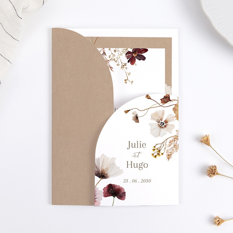 4 idées de faire-part pour votre mariage champêtre