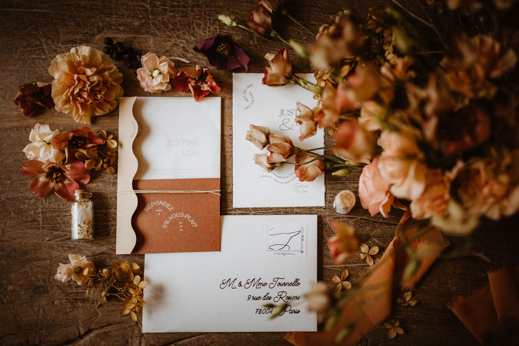 Un faire-part de mariage original avec Atelier Mutine