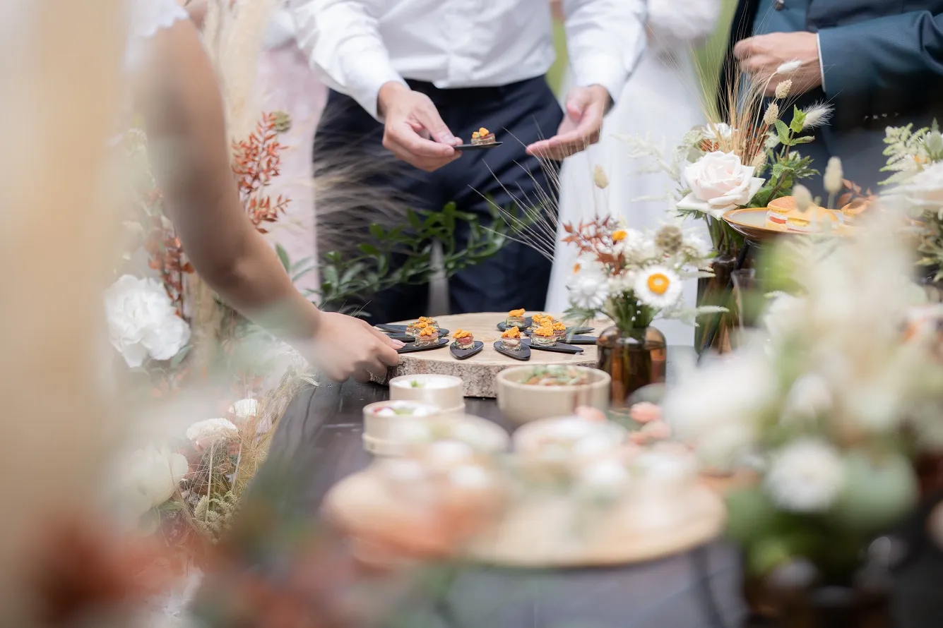 5 idées pour votre repas de mariage - traiteur mariage le notre paris