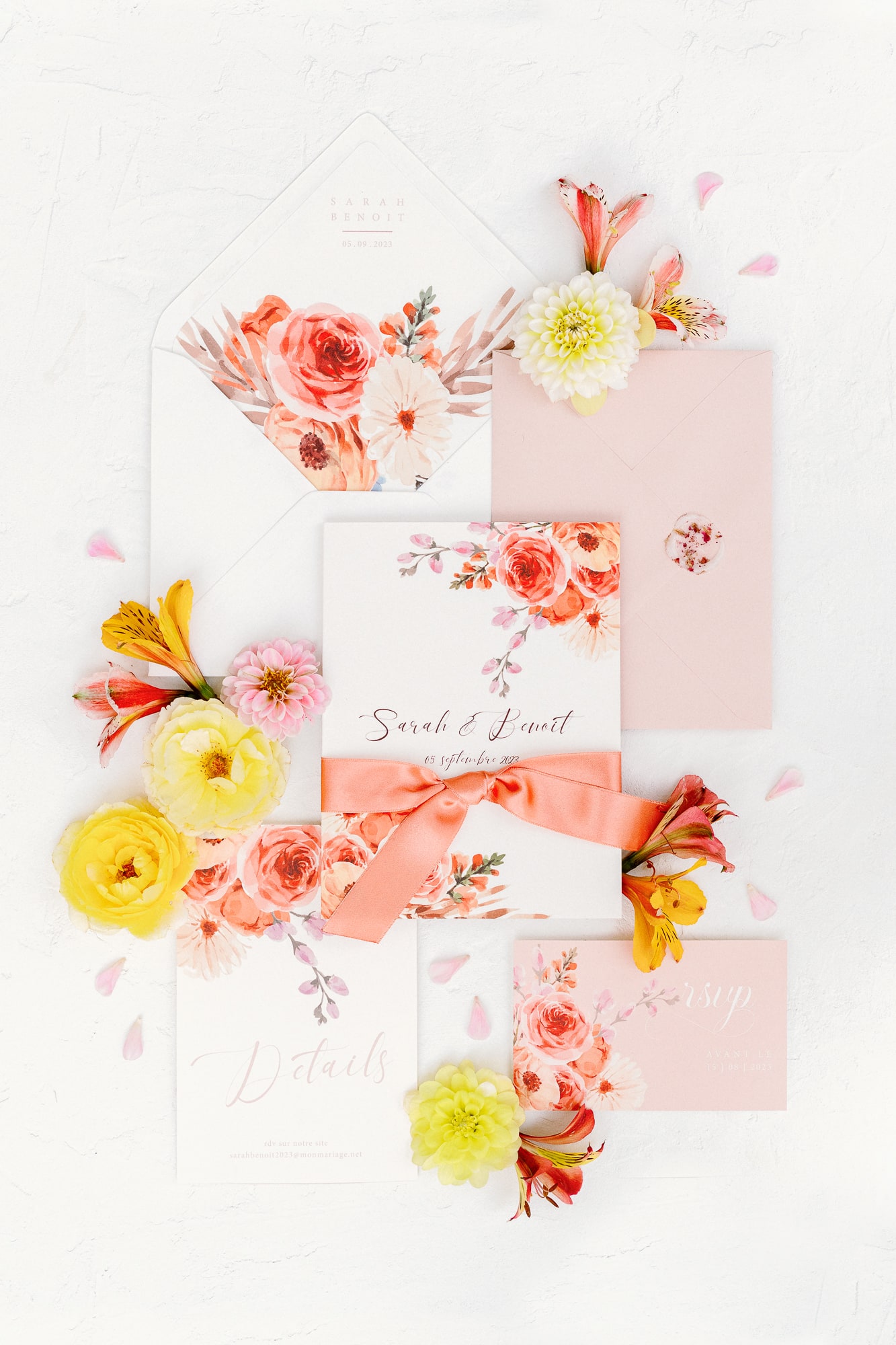 Inspiration : Un mariage coloré et féminin
