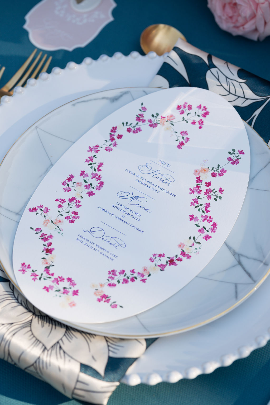 Inspiration : Pink Blossom & Blue Sea - Un mariage au Castel Bay