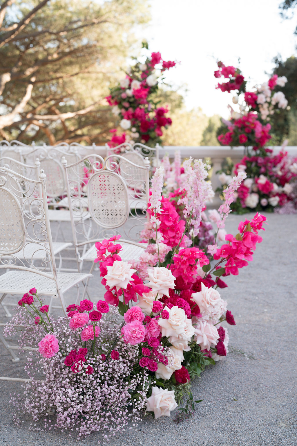 Inspiration : Pink Blossom & Blue Sea - Un mariage au Castel Bay