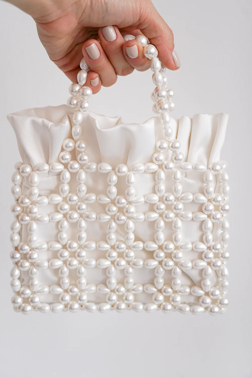 sac mariage en perles