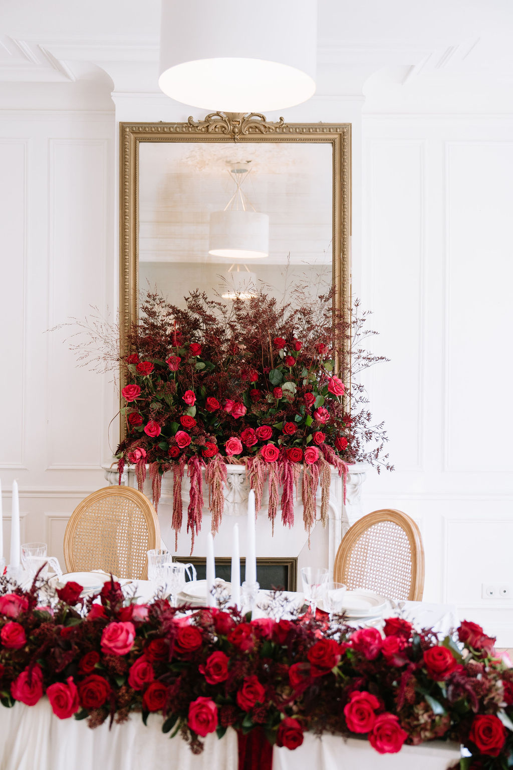 Inspiration : Un mariage Rouge & Vintage 