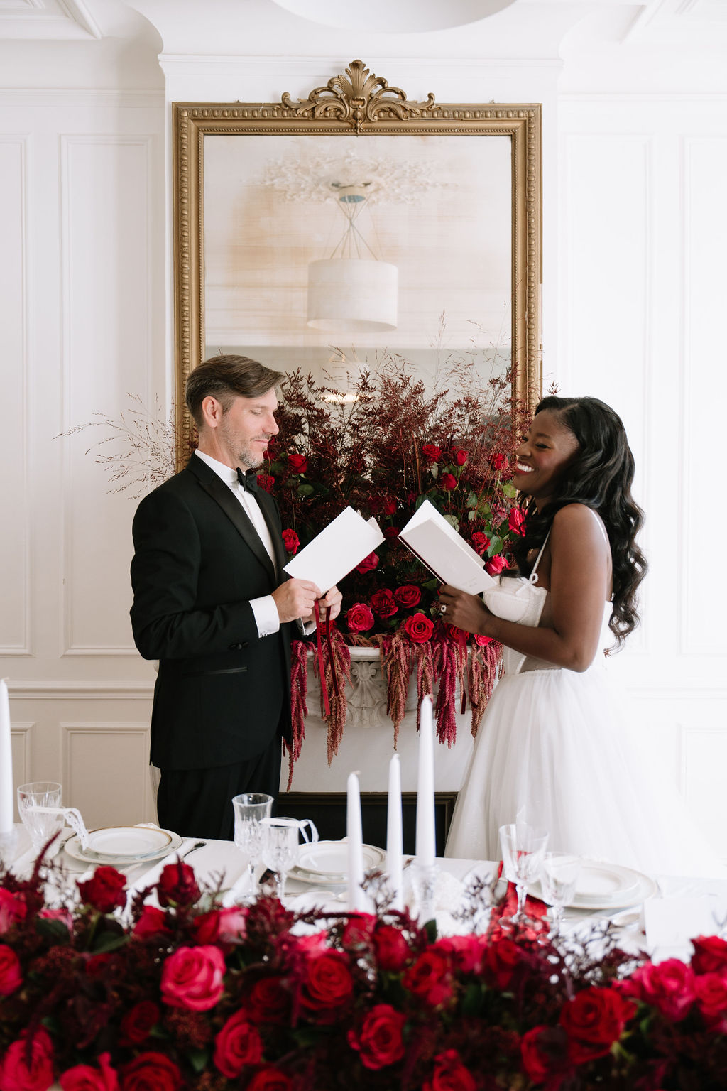 Inspiration : Un mariage Rouge & Vintage 