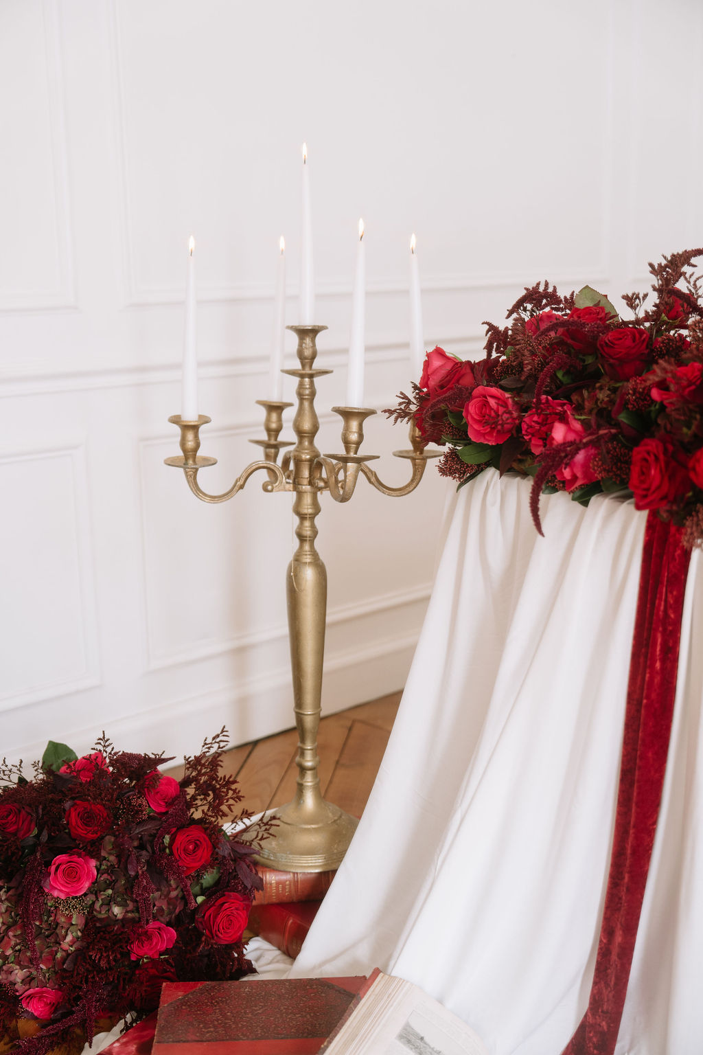 Inspiration : Un mariage Rouge & Vintage 