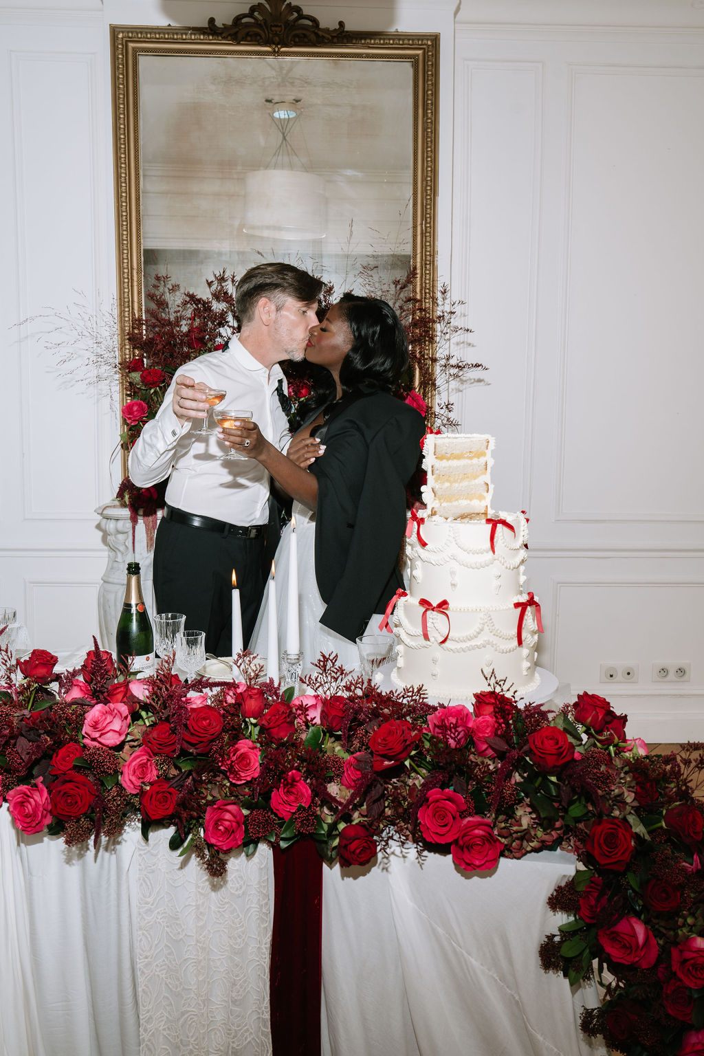 Inspiration : Un mariage Rouge & Vintage 