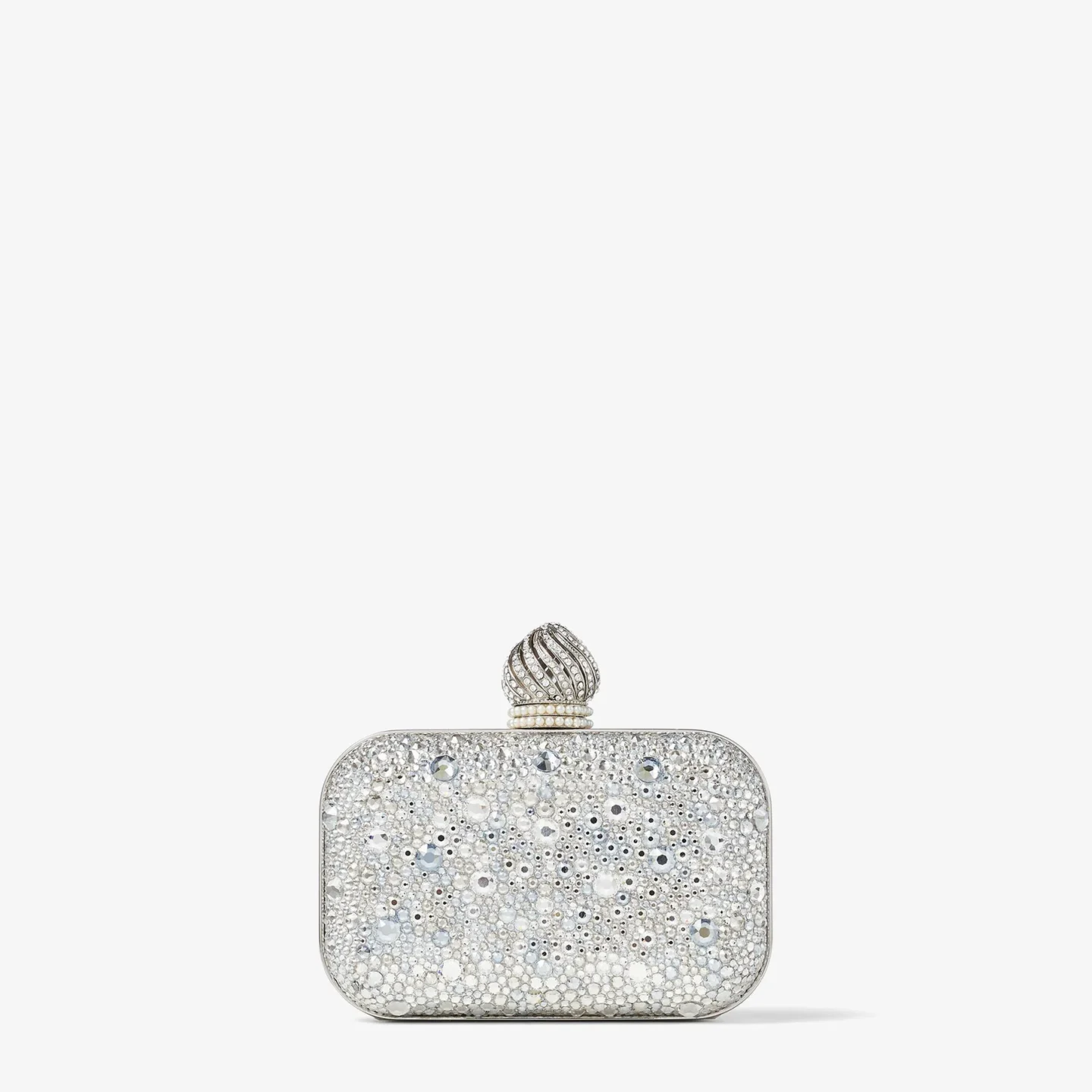 pochette mariage argent jimmy choo