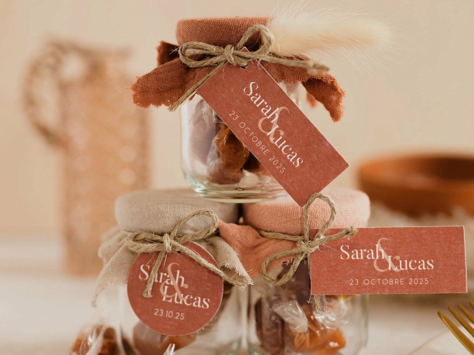 Pots de caramels Merci Coco